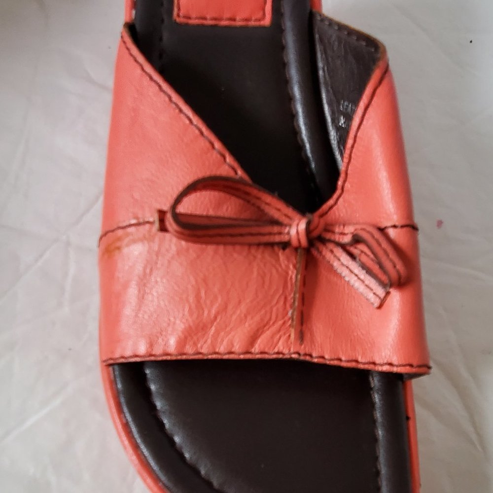 Coral Wedge Sandals